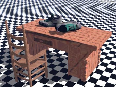 petit bureau en bois