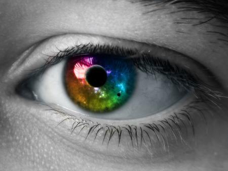 Un oeil haut en couleurs!