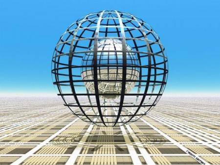 boule brillante engrillag�e