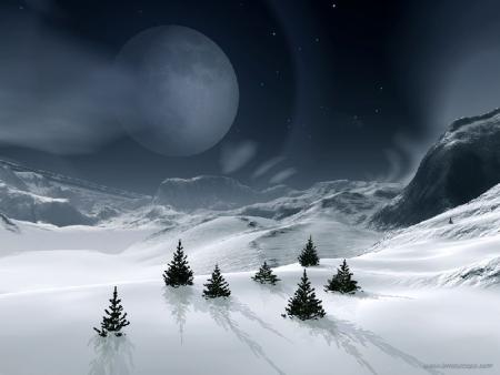paysage de neige
